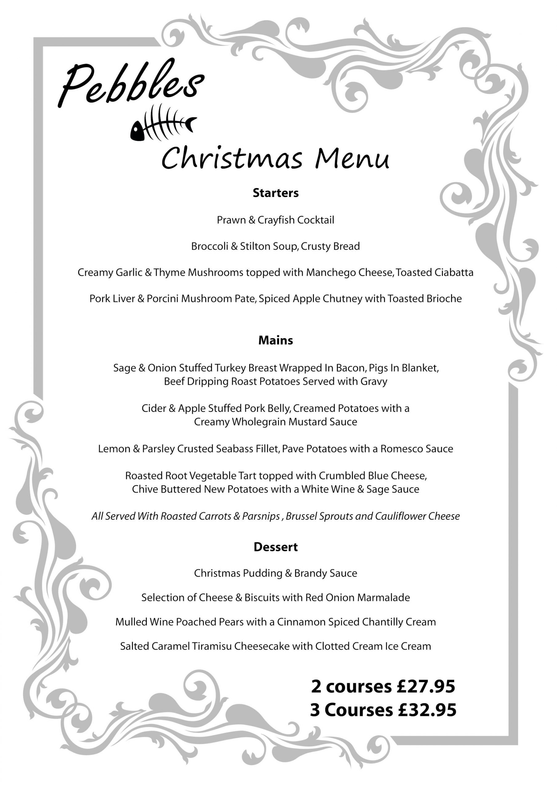Christmas Menu 2025