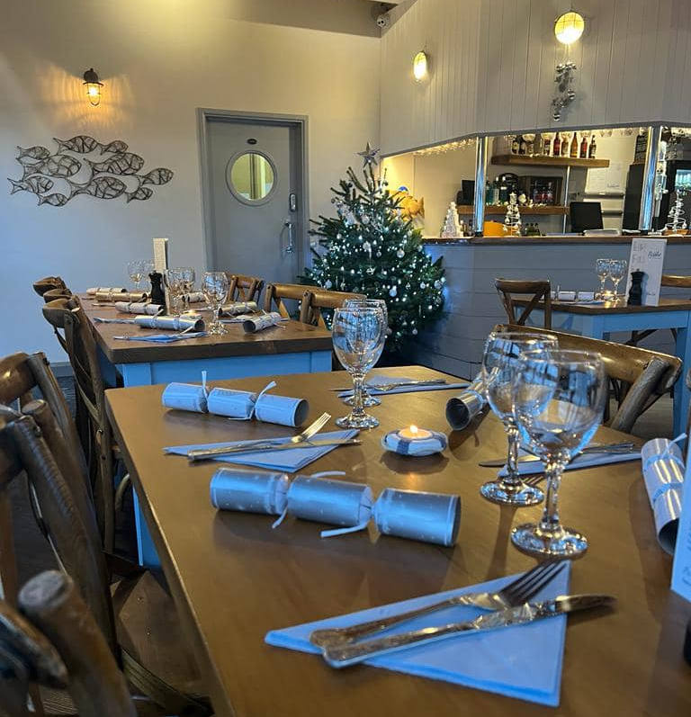 Pebbles Fish & Wine Bar Christmas Menu